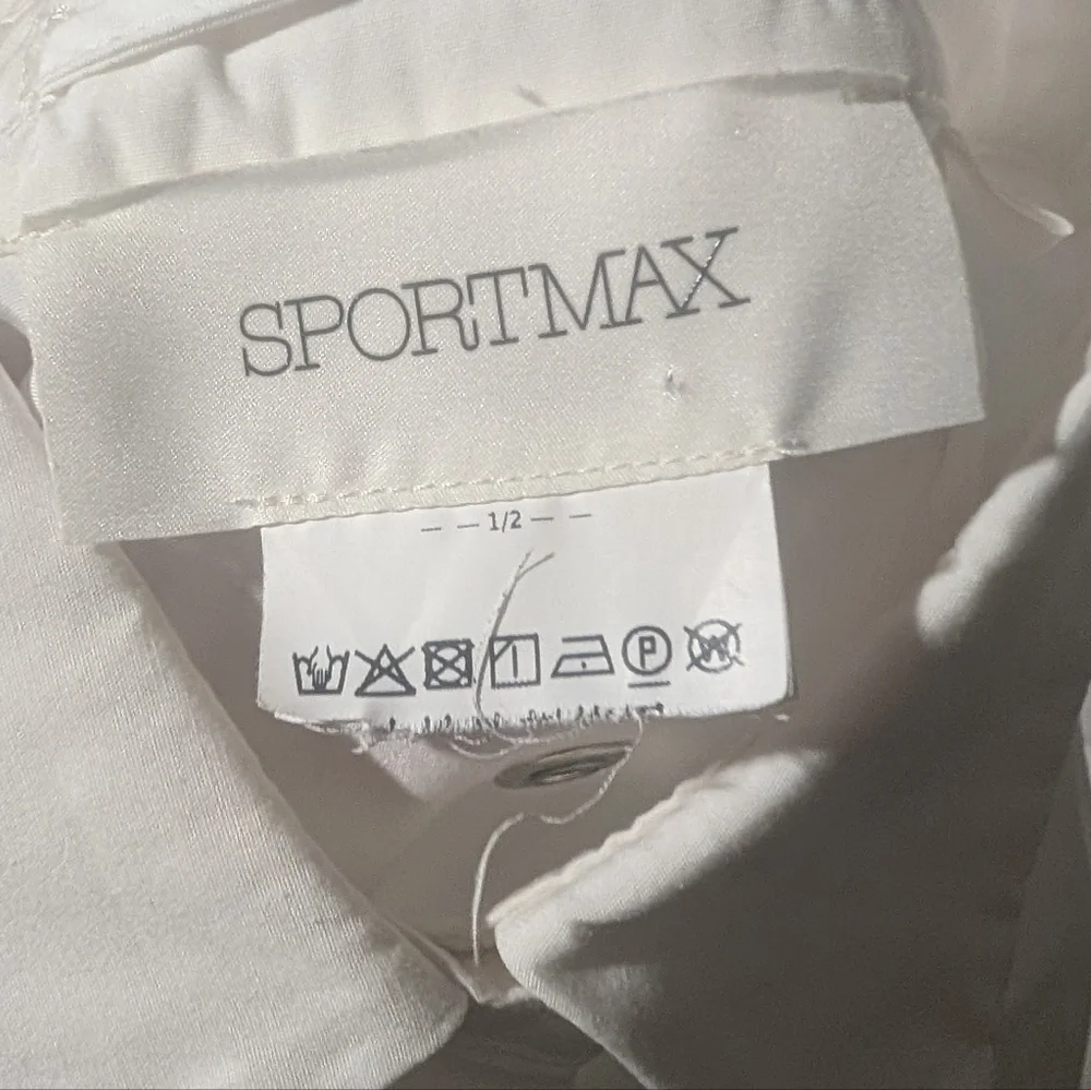 SPORTMAX | Elio eyelet-embellished cotton-poplin shirt In White - Picture 6 of 12